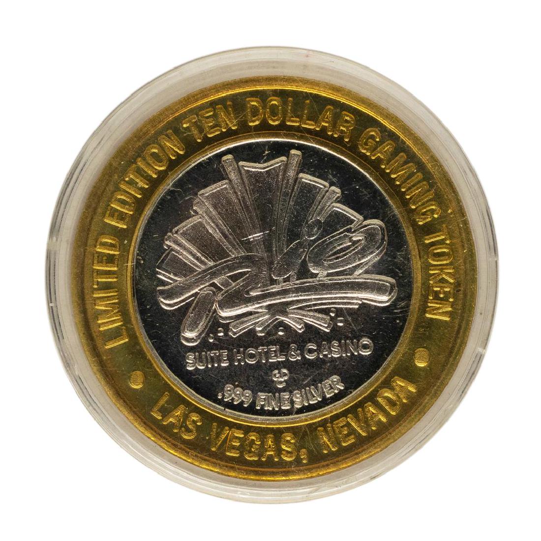 .999 Fine Silver Rio Las Vegas, Nevada $10 Limited: One .999 Fine Silver Rio Las Vegas, Nevada $10 Limited Edition Gaming Token.