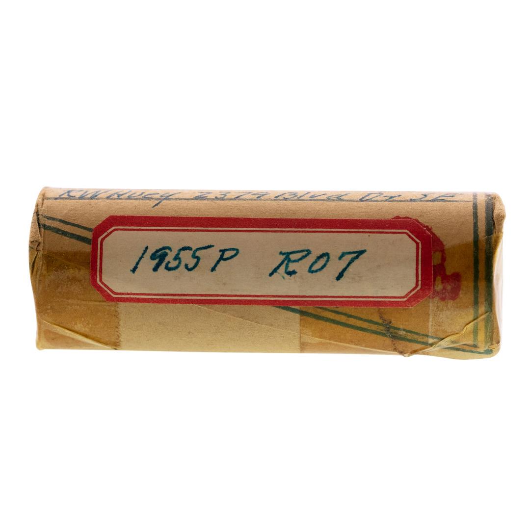 Roll of (40) Brilliant Uncirculated 1955 Washington: One Roll of (40) Brilliant Uncirculated 1955 Washington Quarter Coins.