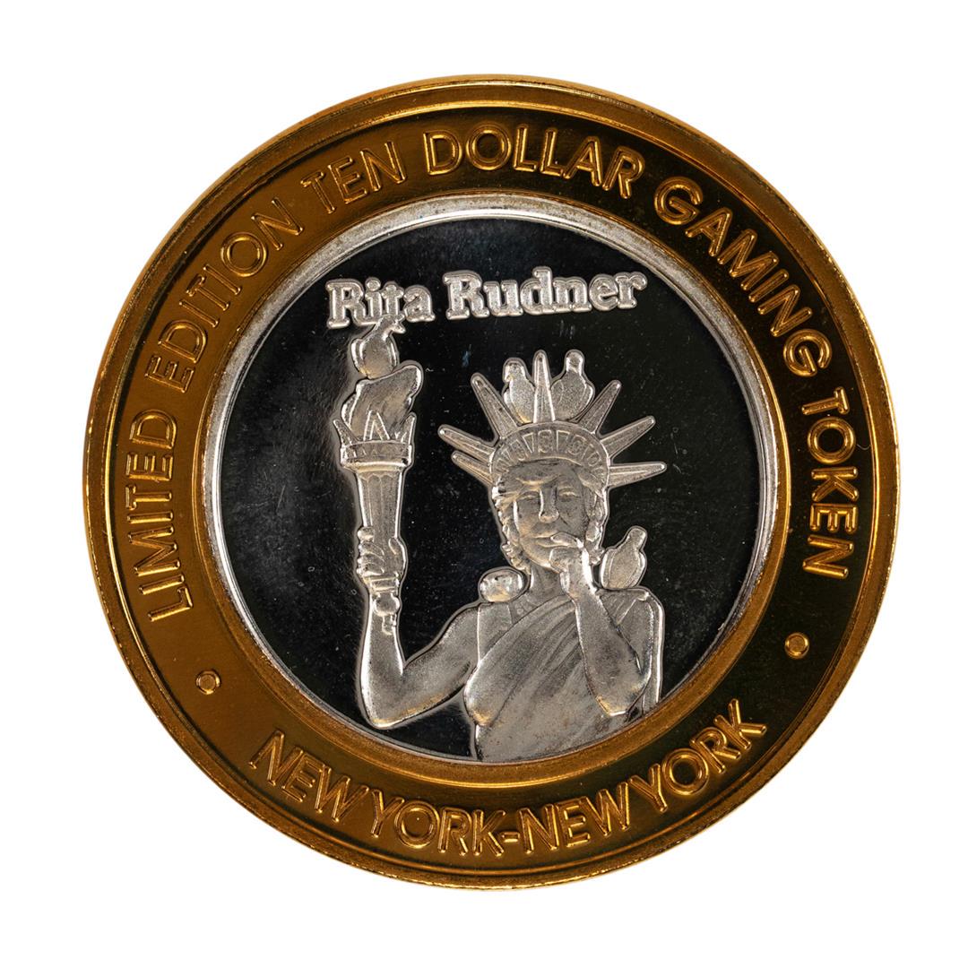 .999 Silver New York New York Casino Las Vegas $10: One .999 Silver New York New York Casino Las Vegas $10 Limited Edition Gaming Token.
