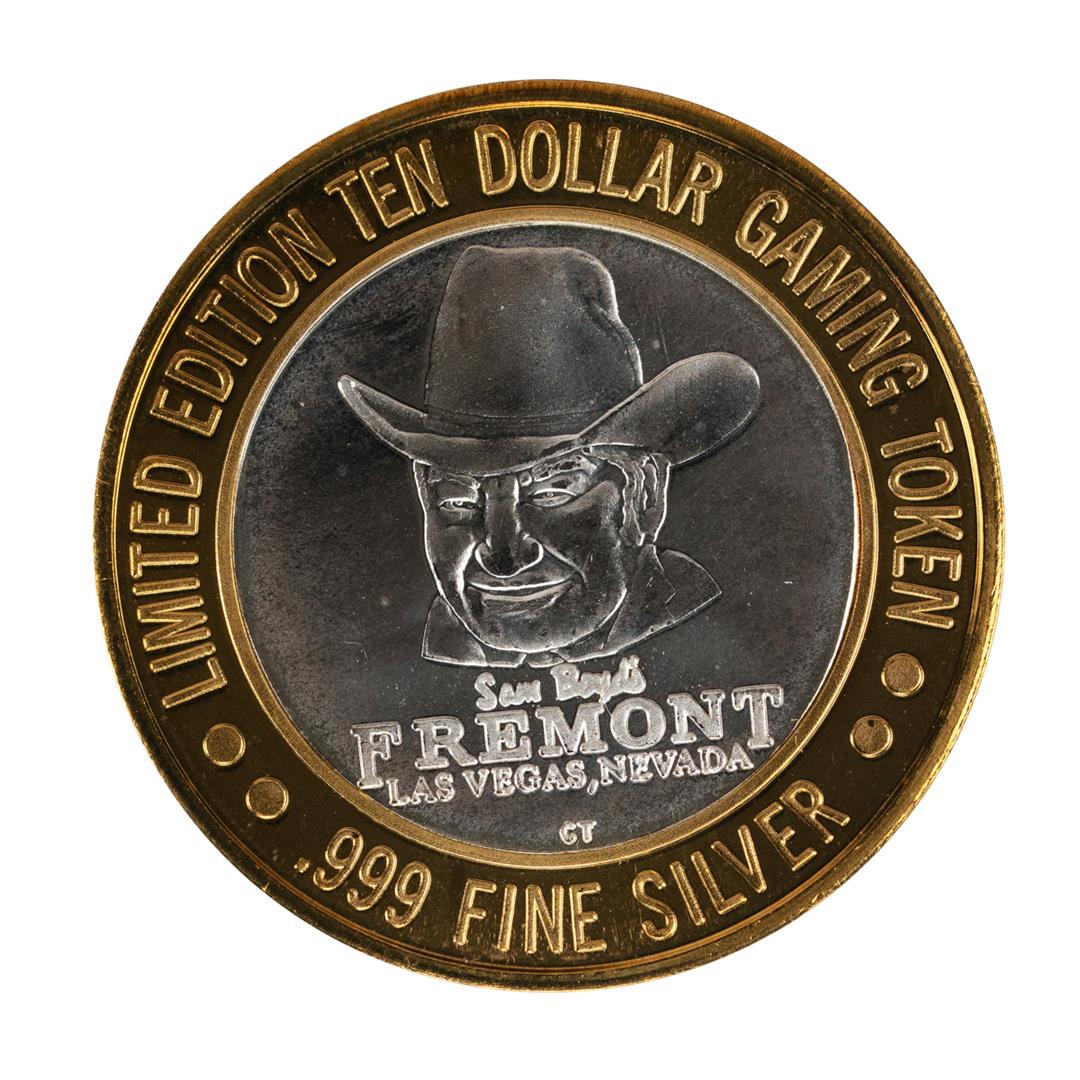 .999 Fine Silver Sam Boyd's Fremont Las Vegas, NV $10: One .999 Fine Silver Sam Boyd's Fremont Las Vegas, NV $10 Limited Edition Gaming Token.