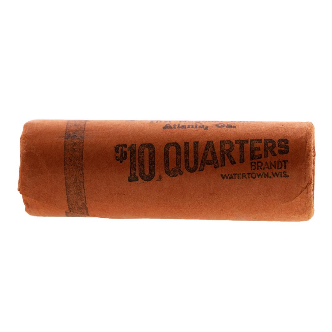Roll of (40) Brilliant Uncirculated 1955-D Washington: One Roll of (40) Brilliant Uncirculated 1955-D Washington Quarter Coins.