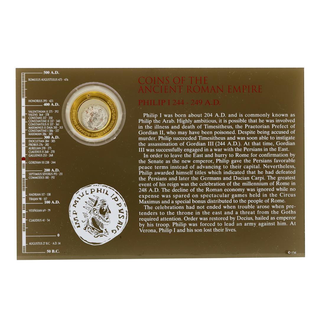 244-249 A.D. Ancient Roman Empire Philip I Coin: One 244-249 A.D. Ancient Roman Empire Philip I Coin.