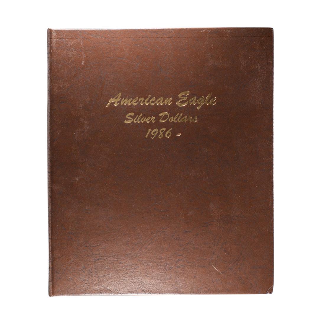 Set of 1986-2019 $1 American Silver Eagle Coins in: One Set of 1986-2019 $1 American Silver Eagle Coins in Dansco Book.