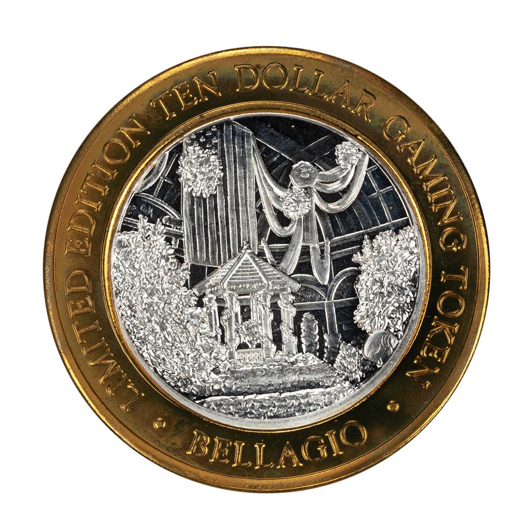 .999 Silver Bellagio Las Vegas, NV $10 Casino Limited: One .999 Silver Bellagio Las Vegas, NV $10 Casino Limited Edition Gaming Token.