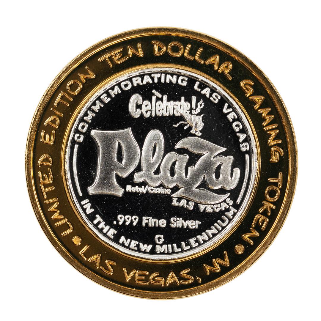 .999 Silver Plaza Las Vegas, NV $10 Casino Limited: One .999 Silver Plaza Las Vegas, NV $10 Casino Limited Edition Gaming Token.