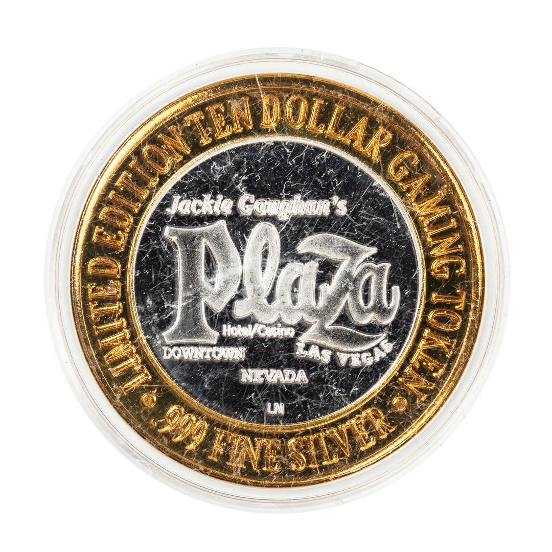 .999 Silver Plaza Las Vegas, NV $10 Casino Limited: One .999 Silver Plaza Las Vegas, NV $10 Casino Limited Edition Gaming Token.