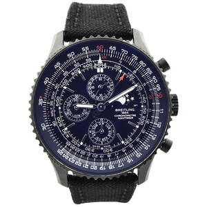 Breitling Mens Navitimer Stainless Steel 48mm Black