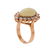 14KT Rose Gold 3.31ct Pear Shape Opal and Diamond Ring - 3