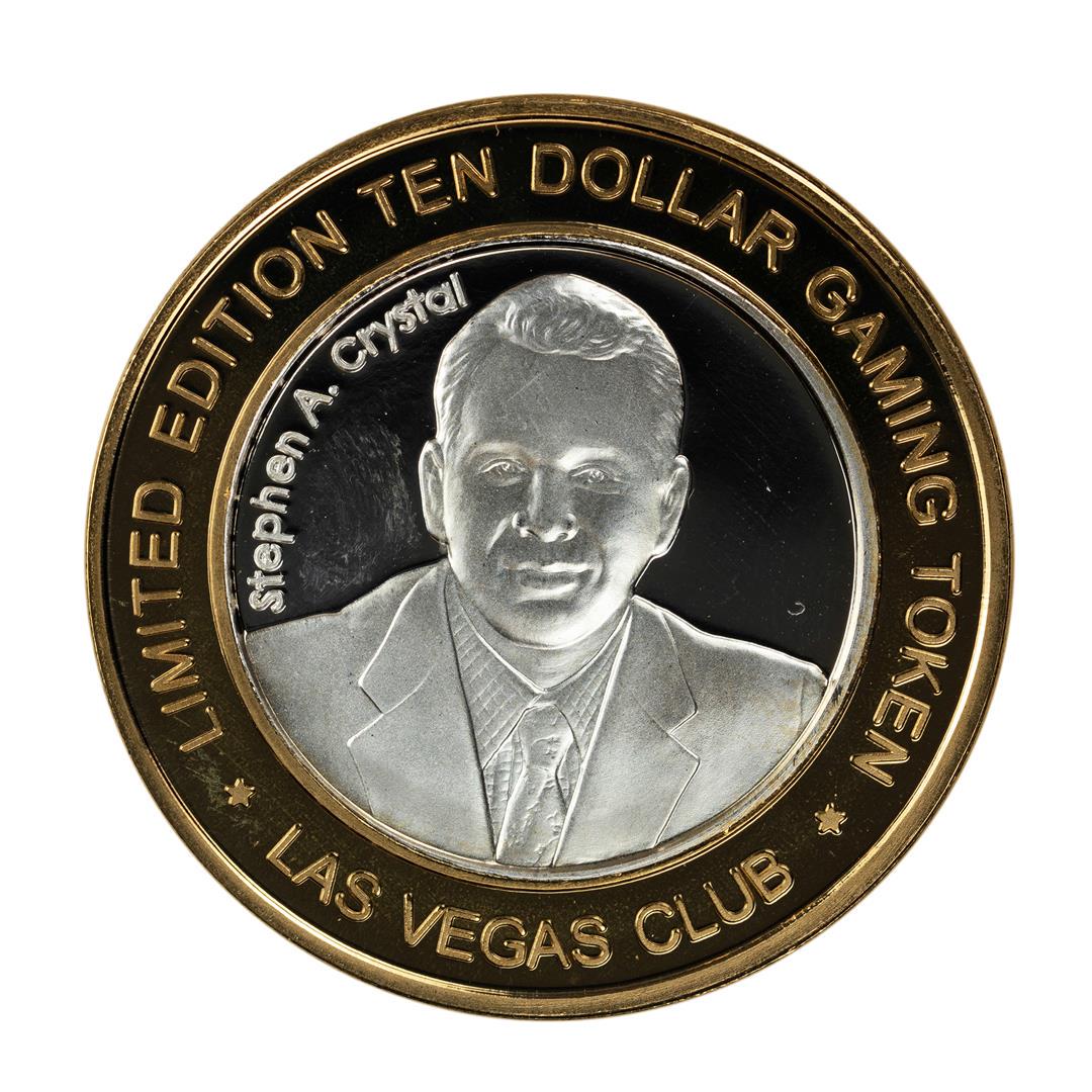.999 Silver Las Vegas Club $10 Limited Edition Casino: One .999 Silver Las Vegas Club $10 Limited Edition Casino Gaming Token.