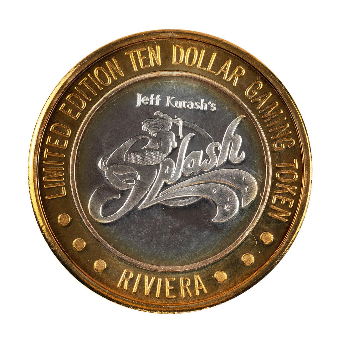 .999 Silver Riviera Hotel & Casino Las Vegas $10 Casino: One .999 Silver Riviera Hotel & Casino Las Vegas $10 Casino Limited Edition Gaming Token.