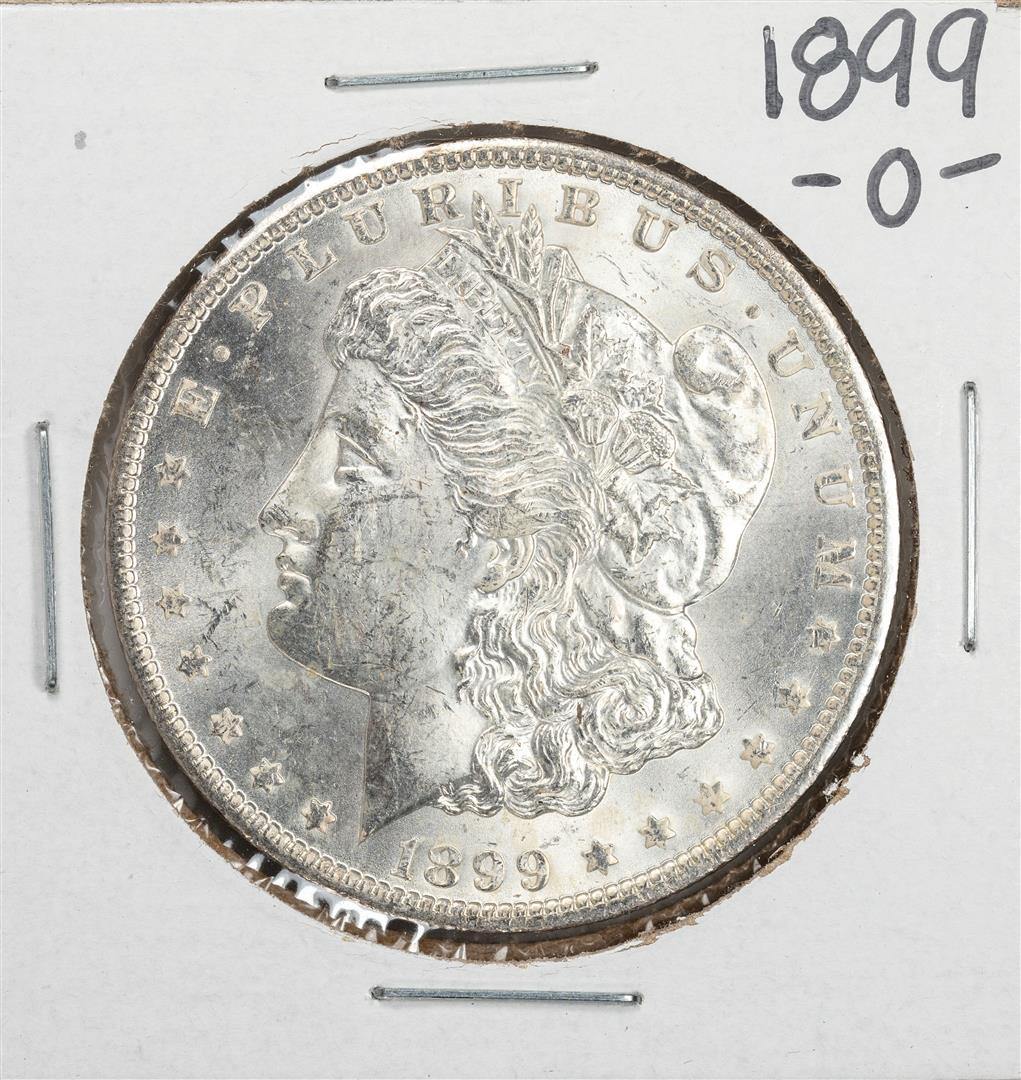 1899-O $1 Morgan Silver Dollar Coin: One 1899-O $1 Morgan Silver Dollar Coin.