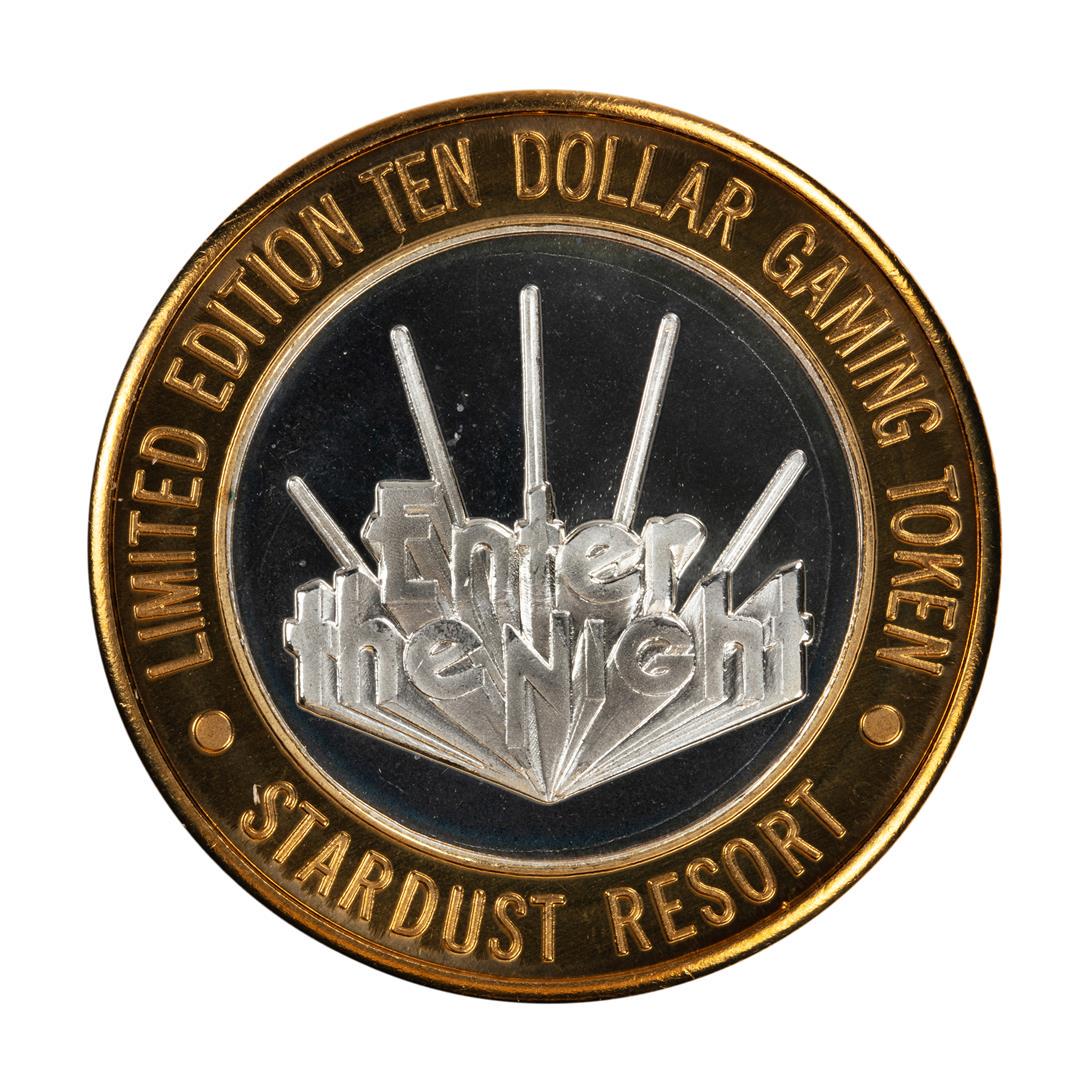 .999 Silver Stardust Resort Las Vegas $10 Casino Gaming: One .999 Silver Stardust Resort Las Vegas $10 Casino Gaming Token Limited Edition.
