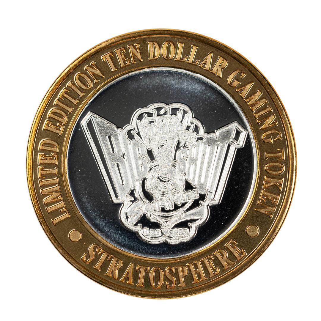 .999 Silver Stratosphere Las Vegas, Nevada $10 Casino: One .999 Silver Stratosphere Las Vegas, Nevada $10 Casino Limited Edition Gaming Token.