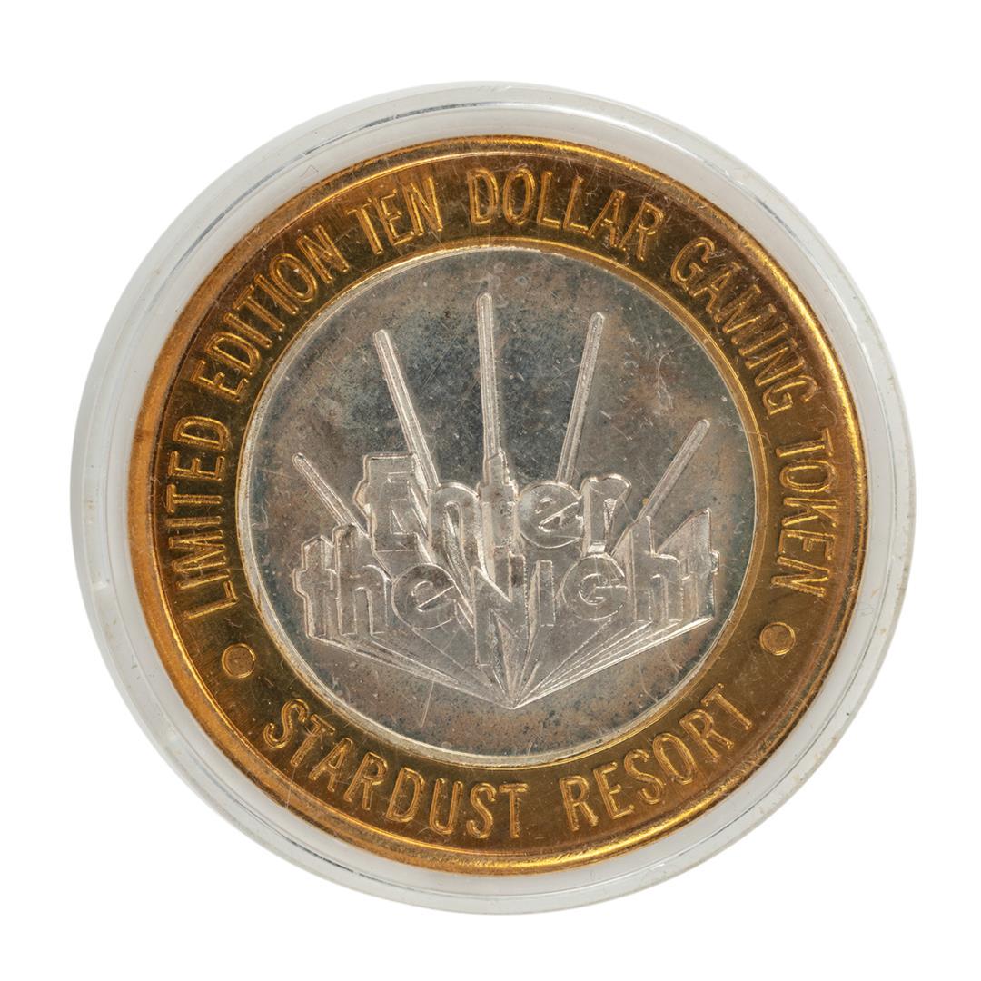 .999 Silver Stardust Resort Las Vegas $10 Casino Gaming: One .999 Silver Stardust Resort Las Vegas $10 Casino Gaming Token Limited Edition.