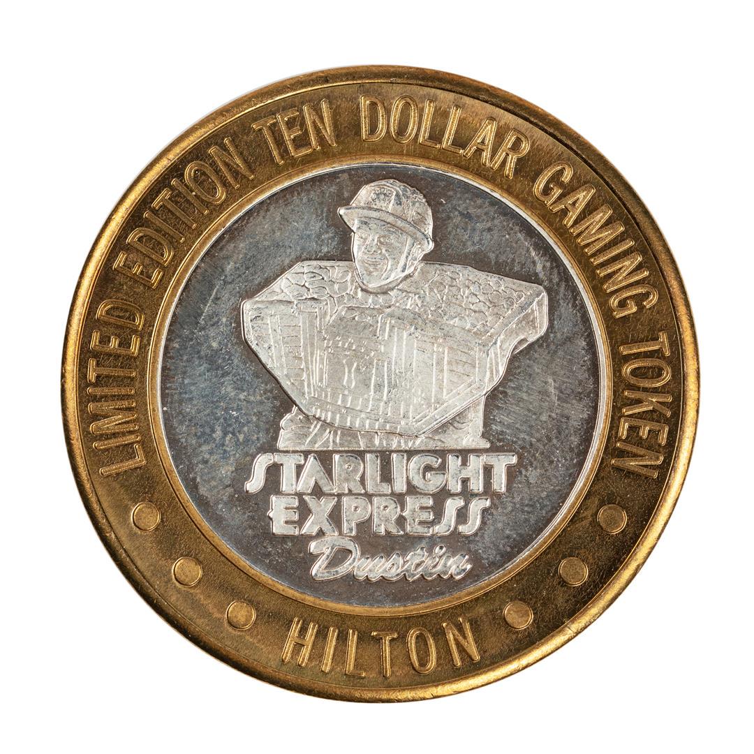 .999 Silver Hilton Las Vegas, Nevada $10 Casino Limited: One .999 Silver Hilton Las Vegas, Nevada $10 Casino Limited Edition Gaming Token.