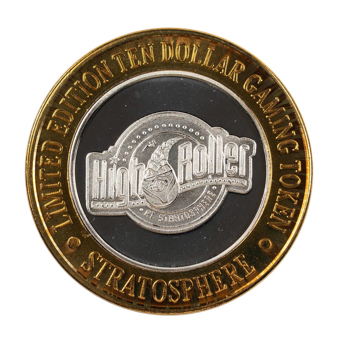 .999 Silver Stratosphere Las Vegas, NV $10 Casino: One .999 Silver Stratosphere Las Vegas, NV $10 Casino Limited Edition Gaming Token.
