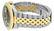 Rolex Mens Two Tone 18K Black 1.9ctw Diamond Datejust - 8
