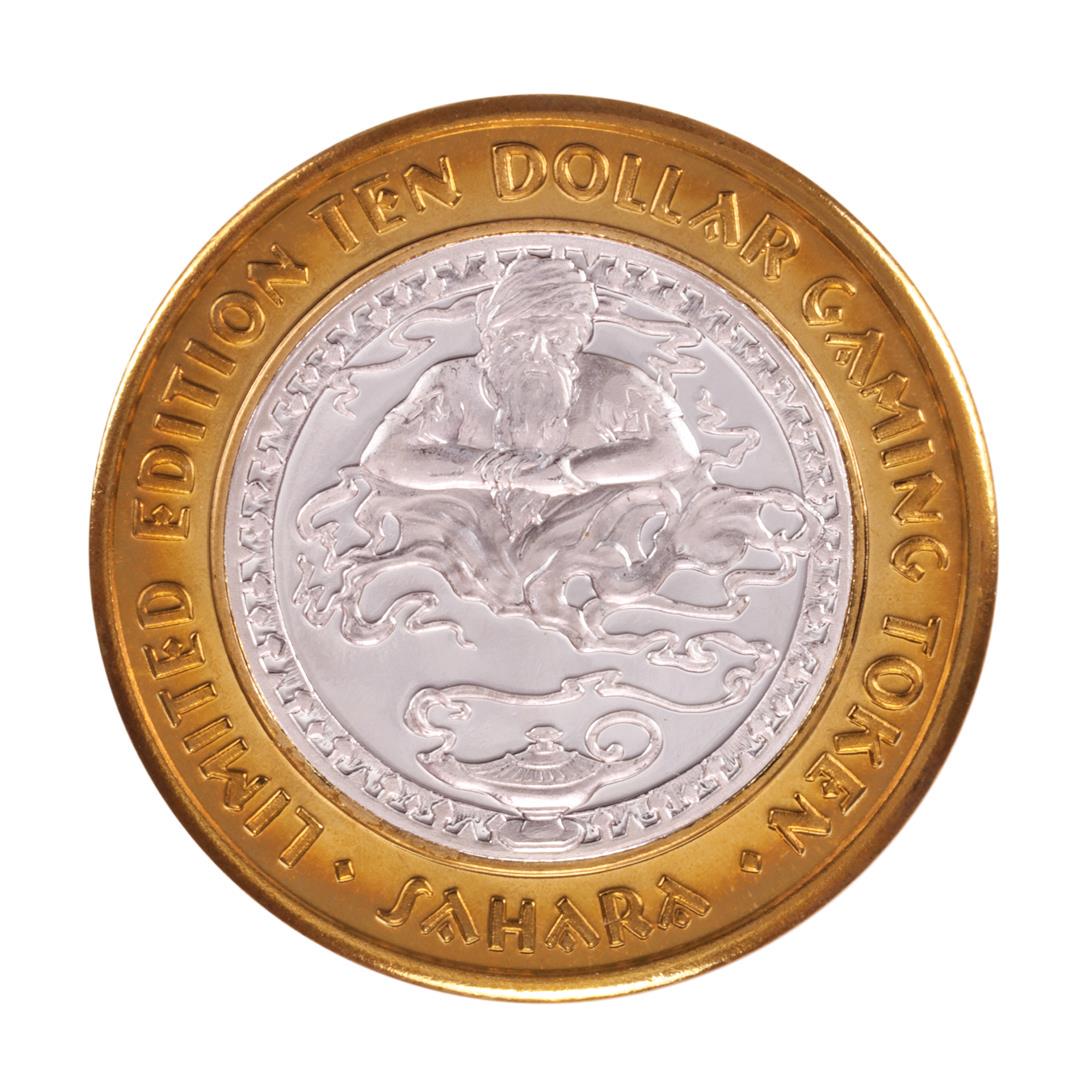 .999 Silver Sahara Las Vegas, Nevada $10 Casino Limited: One .999 Silver Sahara Las Vegas, Nevada $10 Casino Limited Edition Gaming Token.