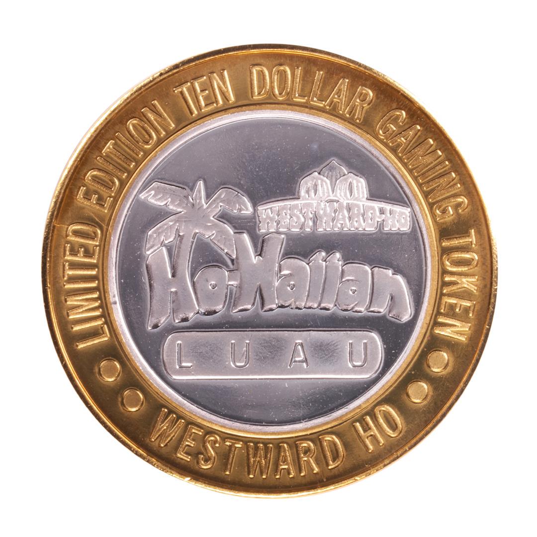 .999 Silver Westward Ho Casino Las Vegas $10 Casino: One .999 Silver Westward Ho Casino Las Vegas $10 Casino Gaming Token Limited Edition.