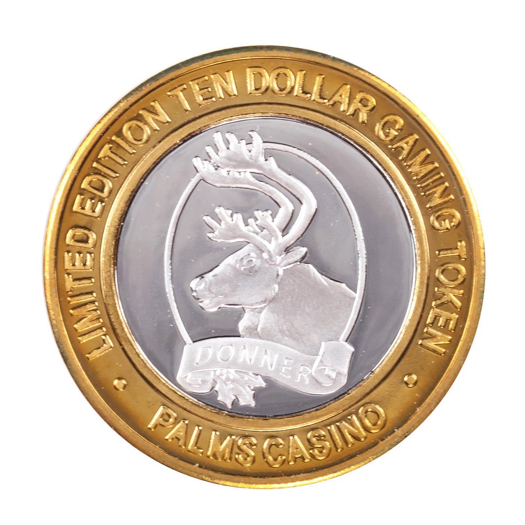 .999 Silver Palms Casino Las Vegas, NV $10 Casino: One .999 Silver Palms Casino Las Vegas, NV $10 Casino Limited Edition Gaming Token.