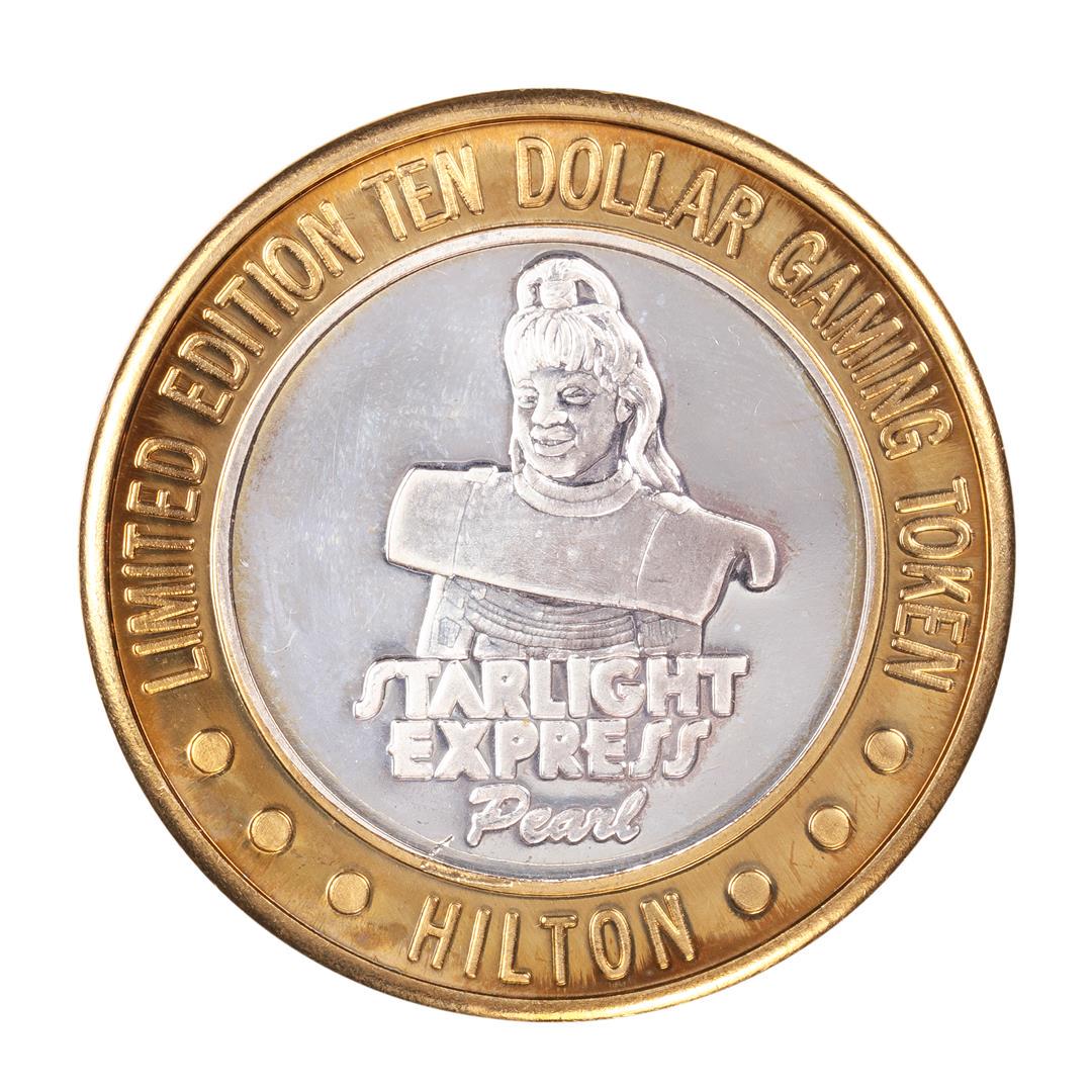 .999 Silver Flamingo Hilton Las Vegas, Nevada $10: One .999 Silver Flamingo Hilton Las Vegas, Nevada $10 Casino Limited Edition Gaming Token.
