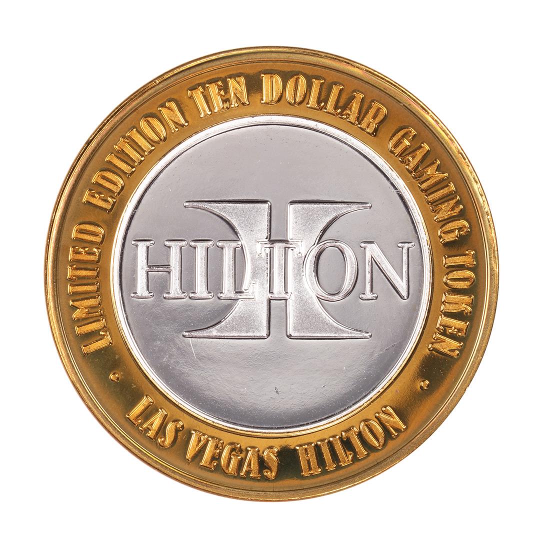 .999 Silver Flamingo Hilton Las Vegas, Nevada $10: One .999 Silver Flamingo Hilton Las Vegas, Nevada $10 Casino Limited Edition Gaming Token.