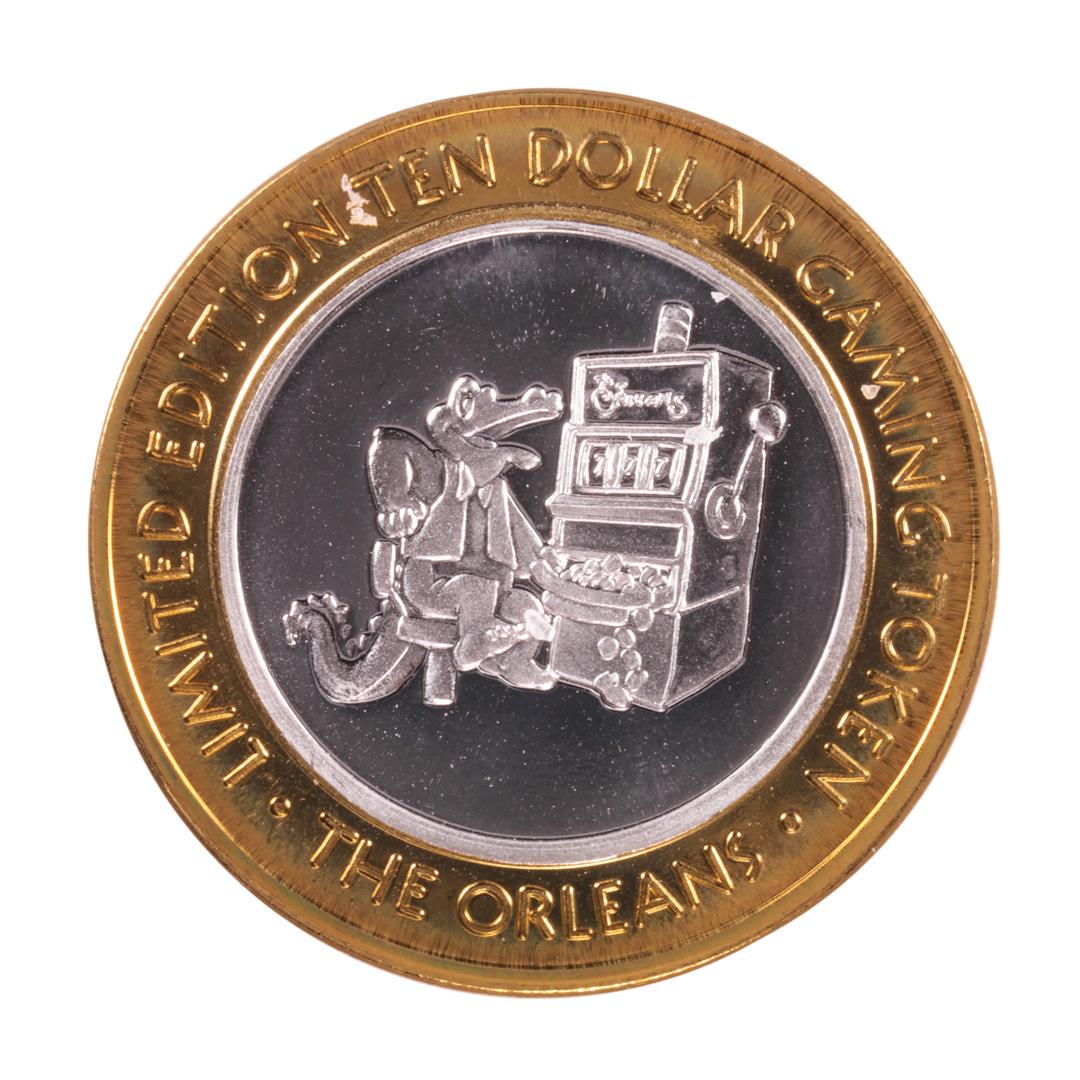 .999 Silver The Orleans Hotel & Casino Las Vegas, NV: One .999 Silver The Orleans Hotel & Casino Las Vegas, NV $10 Limited Edition Gaming Token.