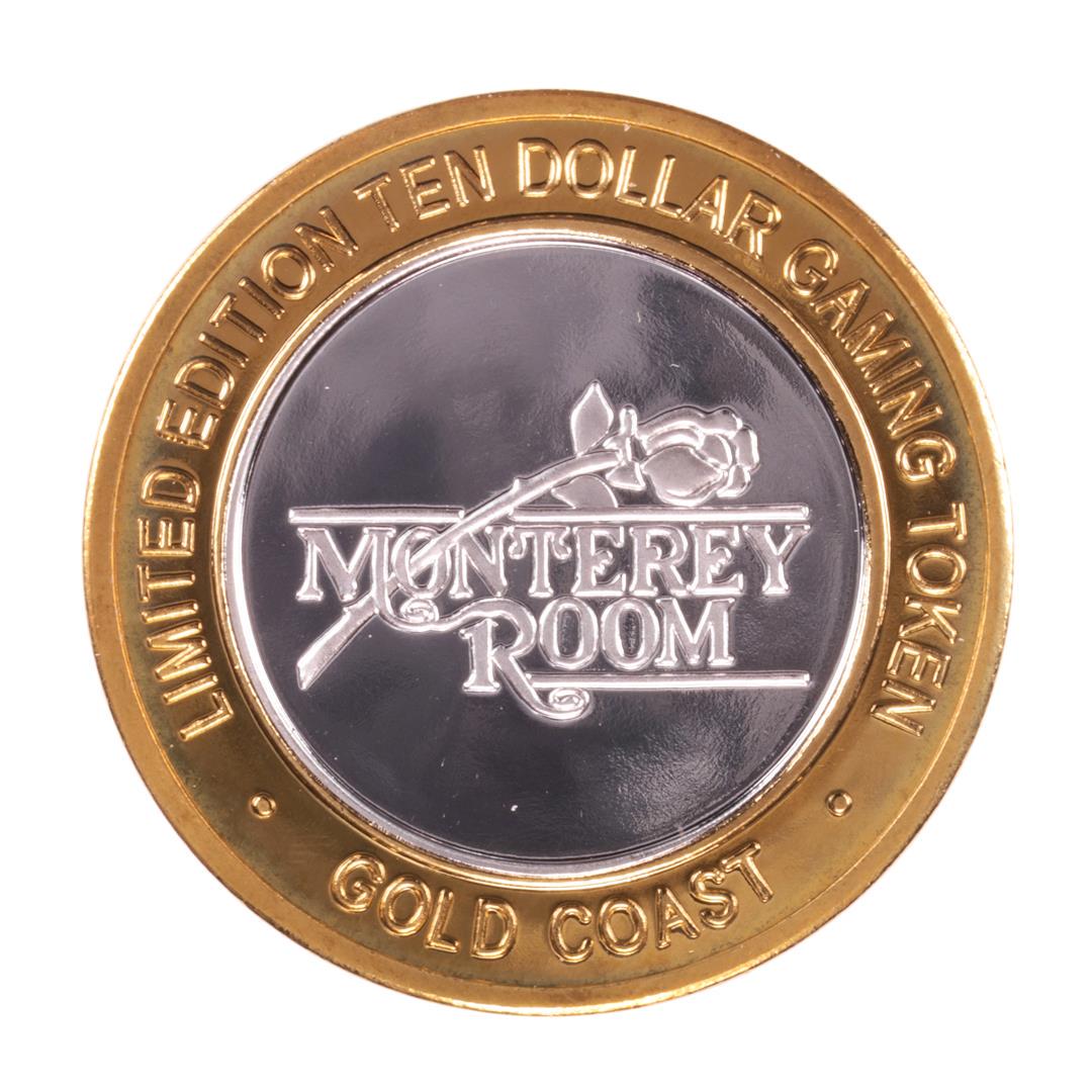 .999 Fine Silver Gold Coast Las Vegas, Nevada $10: One .999 Fine Silver Gold Coast Las Vegas, Nevada $10 Casino Limited Edition Gaming Token.