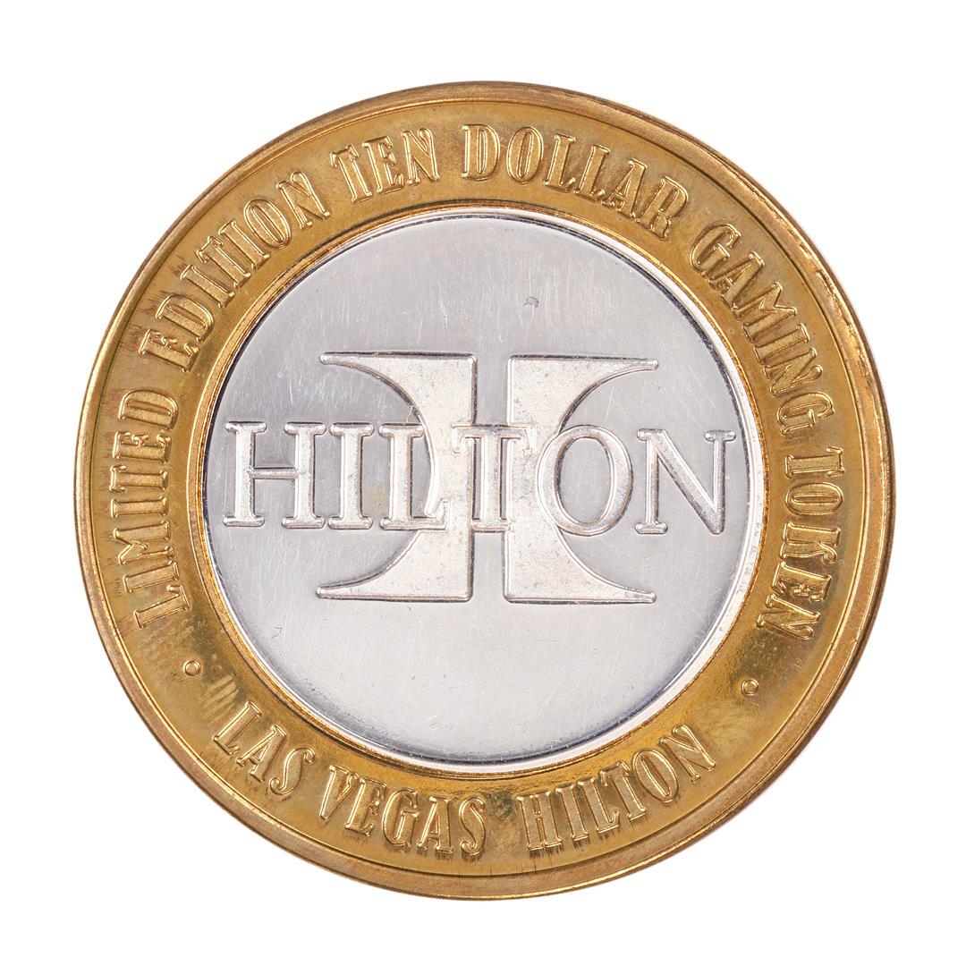 .999 Silver Flamingo Hilton Las Vegas, Nevada $10: One .999 Silver Flamingo Hilton Las Vegas, Nevada $10 Casino Limited Edition Gaming Token.