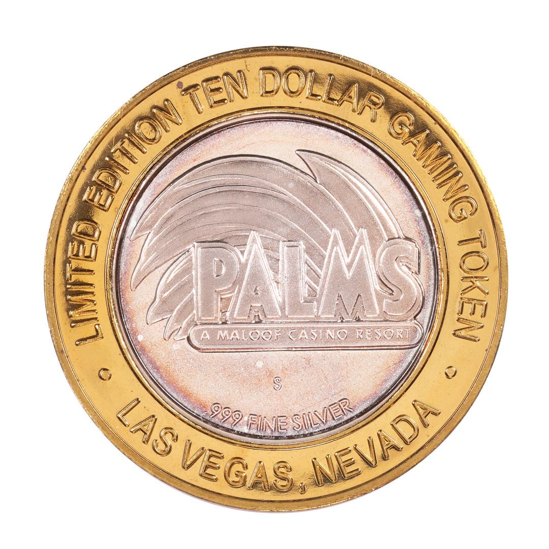 .999 Silver Palms Casino Las Vegas, NV $10 Casino: One .999 Silver Palms Casino Las Vegas, NV $10 Casino Limited Edition Gaming Token.
