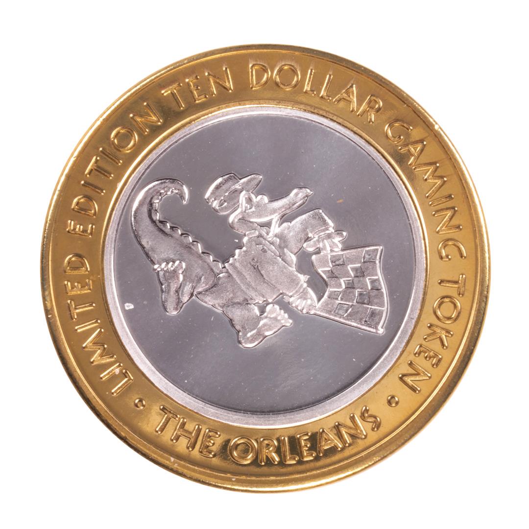 .999 Silver The Orleans Hotel & Casino Las Vegas, NV: One .999 Silver The Orleans Hotel & Casino Las Vegas, NV $10 Limited Edition Gaming Token.