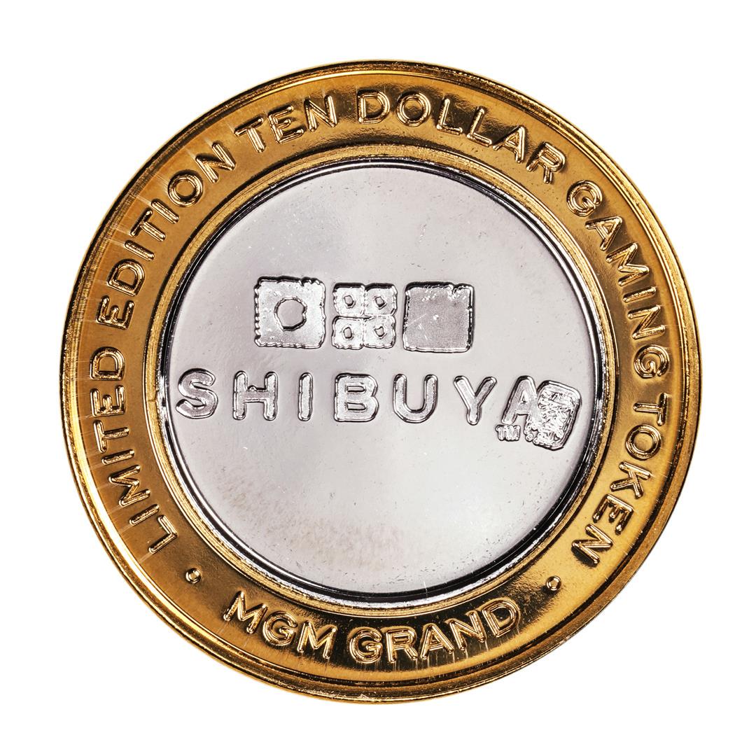 .999 Fine Silver MGM Grand Las Vegas, Nevada $10: One .999 Fine Silver MGM Grand Las Vegas, Nevada $10 Limited Edition Gaming Token.