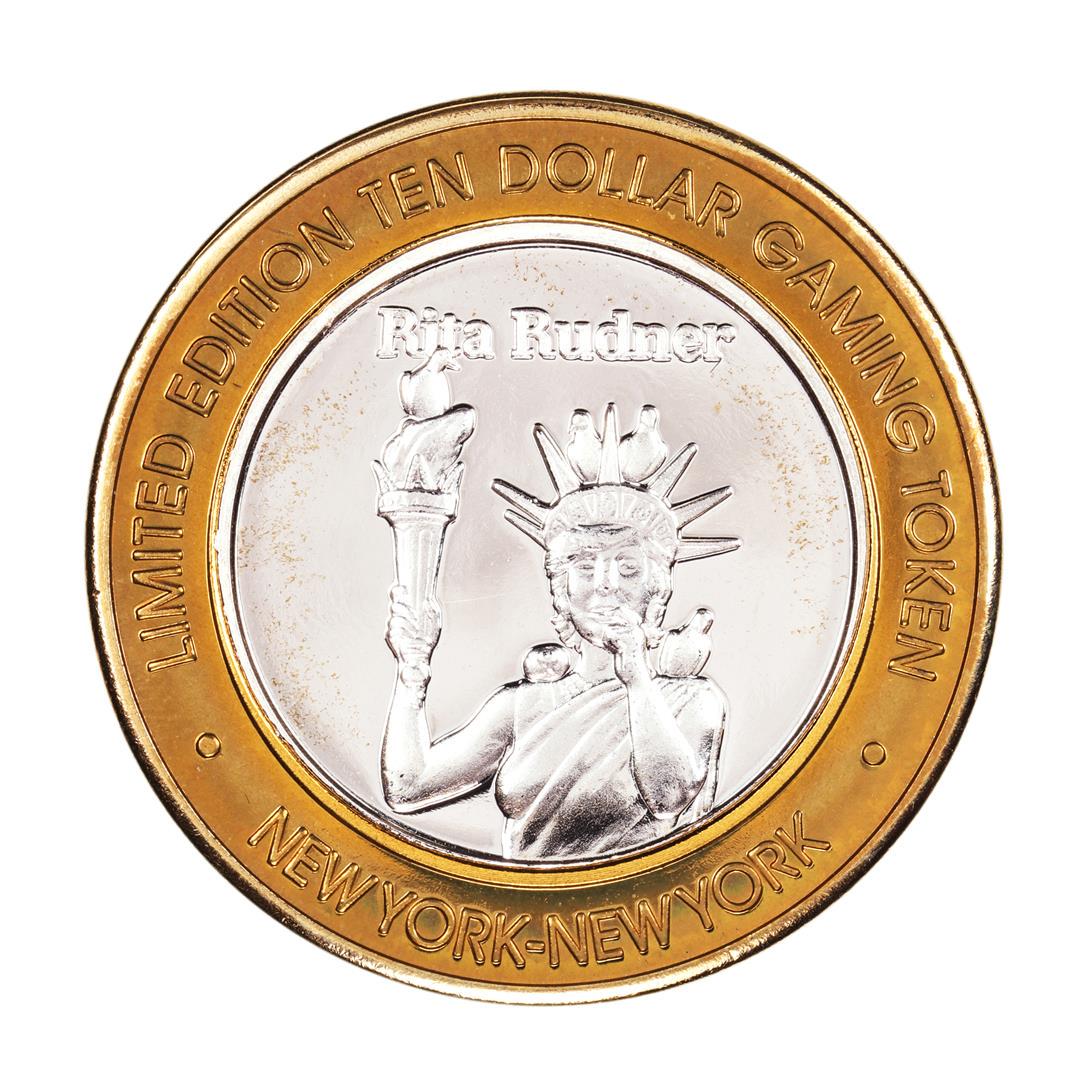 .999 Fine Silver New York New York Las Vegas, Nevada: One .999 Fine Silver New York New York Las Vegas, Nevada $10 Limited Edition Gaming Token.