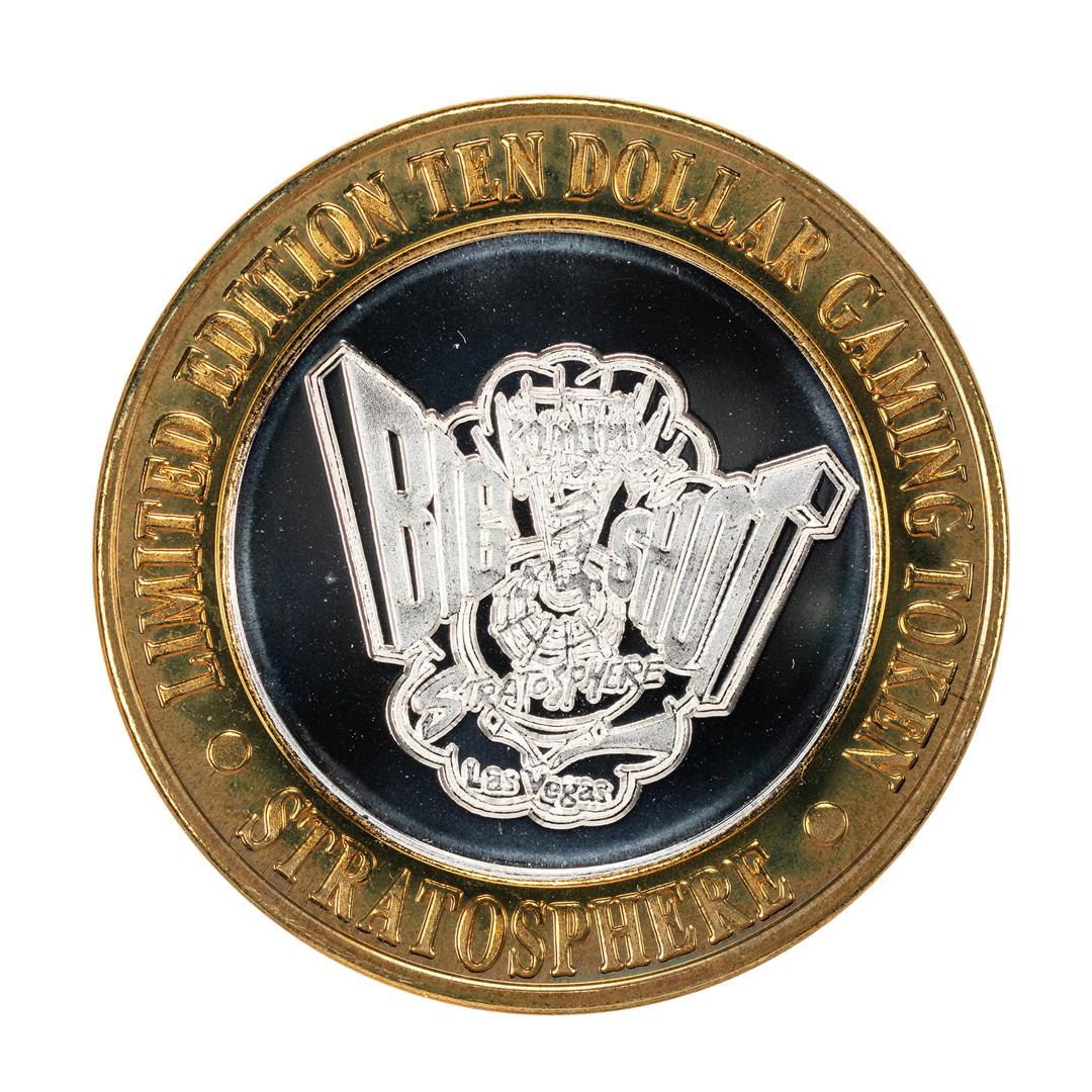 .999 Silver Stratosphere Las Vegas, NV $10 Casino: One .999 Silver Stratosphere Las Vegas, NV $10 Casino Limited Edition Gaming Token.