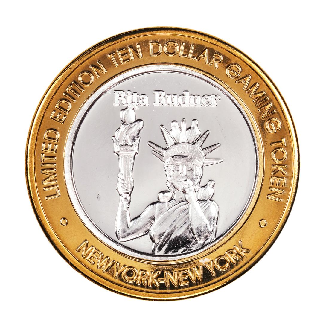 .999 Fine Silver New York New York Las Vegas, Nevada: One .999 Fine Silver New York New York Las Vegas, Nevada $10 Limited Edition Gaming Token.