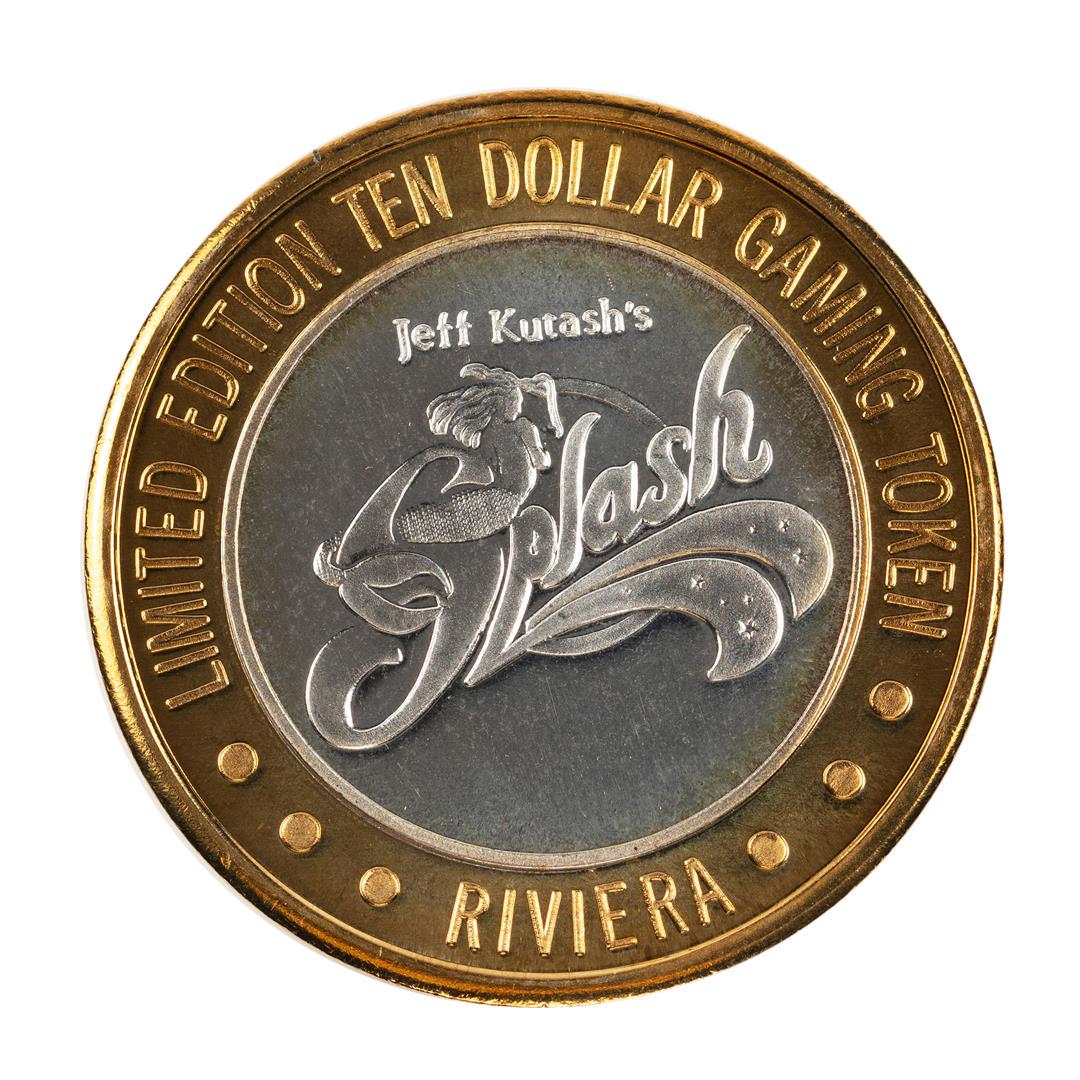 .999 Silver Riviera Hotel & Casino Las Vegas $10 Casino: One .999 Silver Riviera Hotel & Casino Las Vegas $10 Casino Limited Edition Gaming Token.