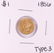 1856 $1 Type 3 Indian Princess Head Gold Dollar Coin