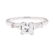 Platinum 1.05 ctw Diamond Ring - 2