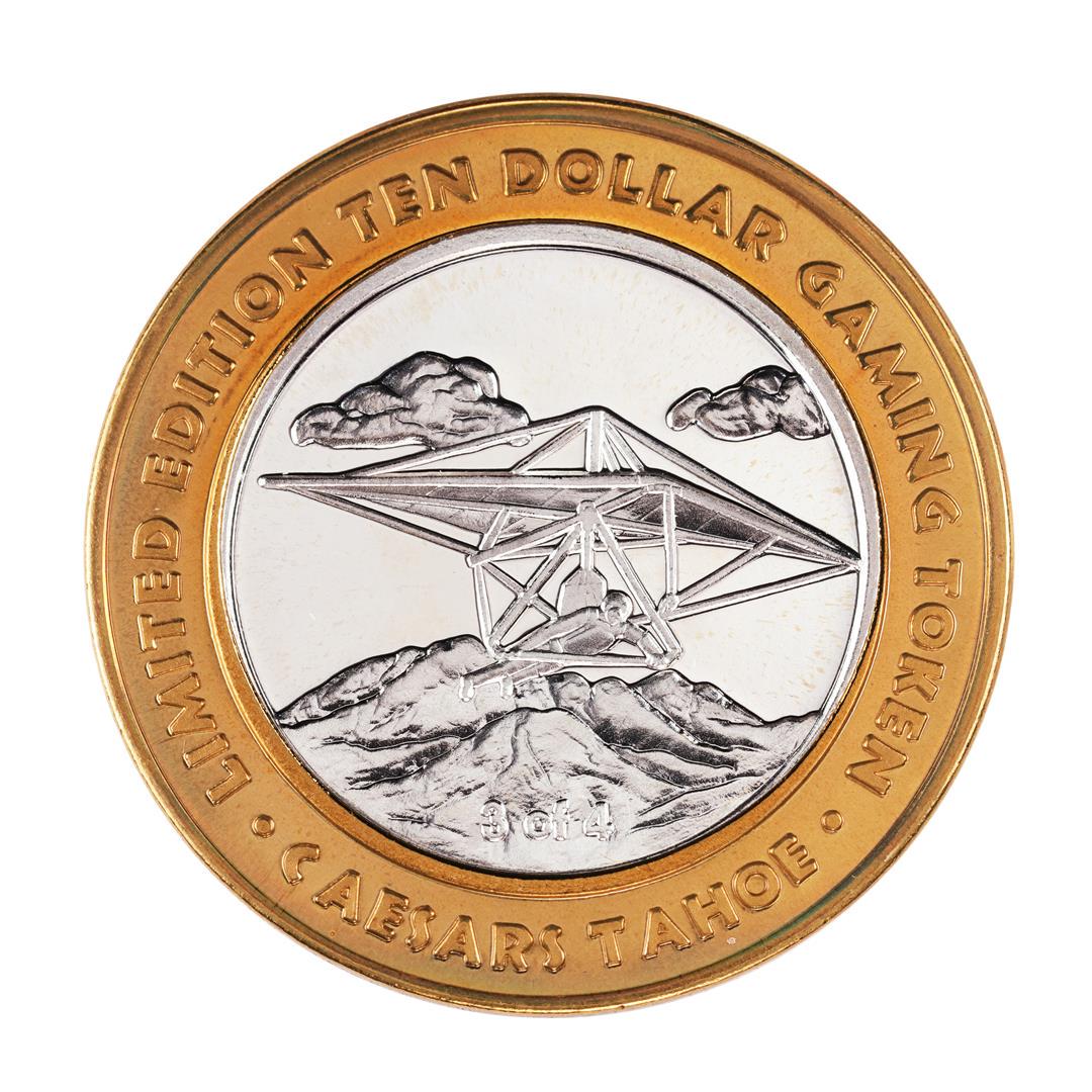 .999 Silver Caesars Palace Lake Tahoe, NV $10 Casino: One .999 Silver Caesars Palace Lake Tahoe, NV $10 Casino Limited Edition Gaming Token.