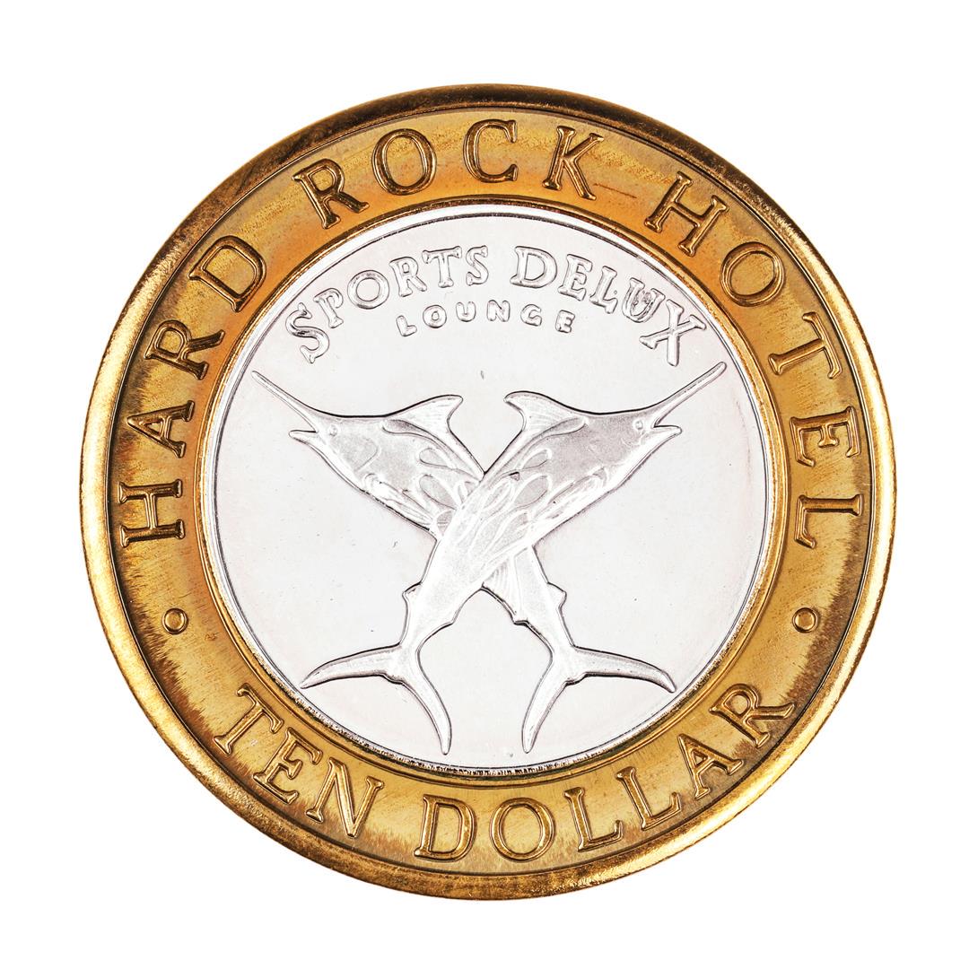.999 Silver Hard Rock Hotel & Casino Las Vegas, NV $10: One .999 Silver Hard Rock Hotel & Casino Las Vegas, NV $10 Limited Edition Gaming Token.