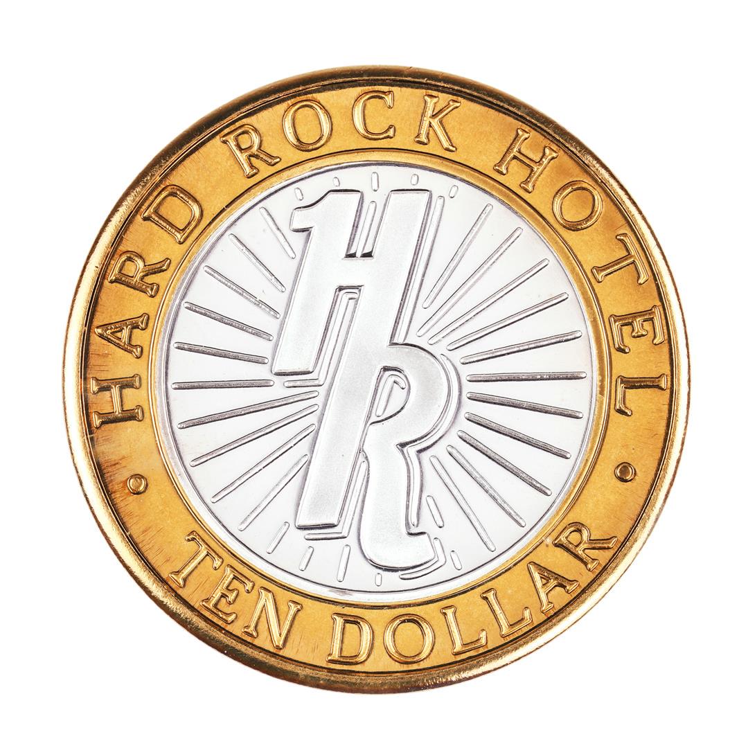 .999 Silver Hard Rock Hotel & Casino Las Vegas, NV $10: One .999 Silver Hard Rock Hotel & Casino Las Vegas, NV $10 Limited Edition Gaming Token.
