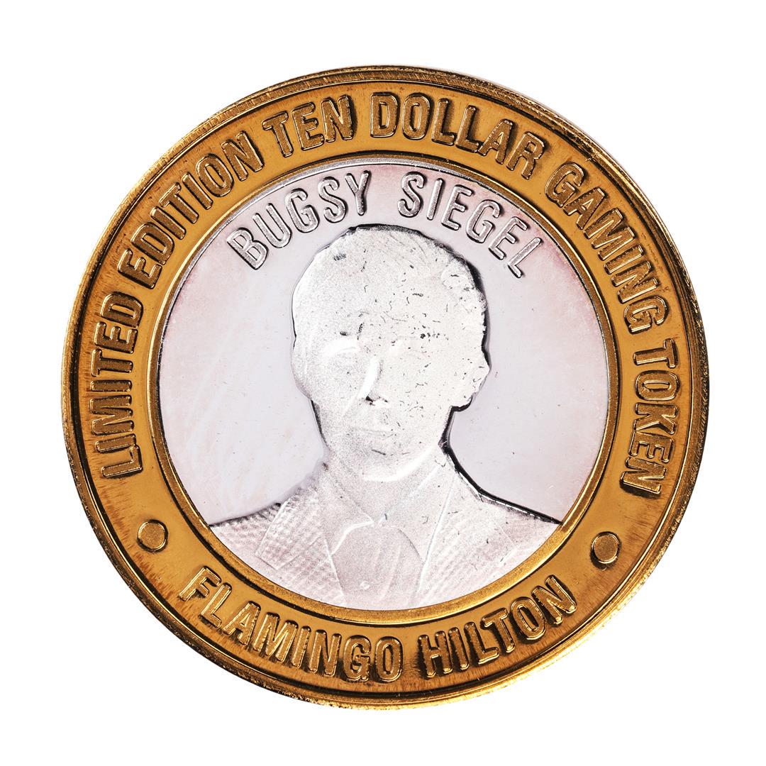 .999 Silver Flamingo Hilton Las Vegas, Nevada $10: One .999 Silver Flamingo Hilton Las Vegas, Nevada $10 Casino Limited Edition Gaming Token.