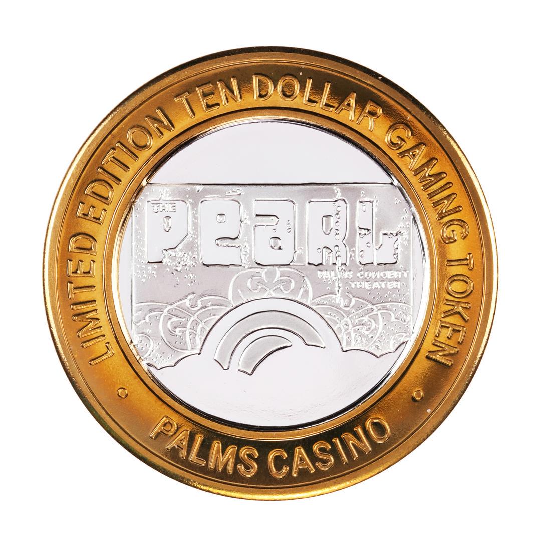 .999 Silver Palms Casino Las Vegas Nevada $10 Limited: One .999 Silver Palms Casino Las Vegas Nevada $10 Limited Edition Gaming Token.