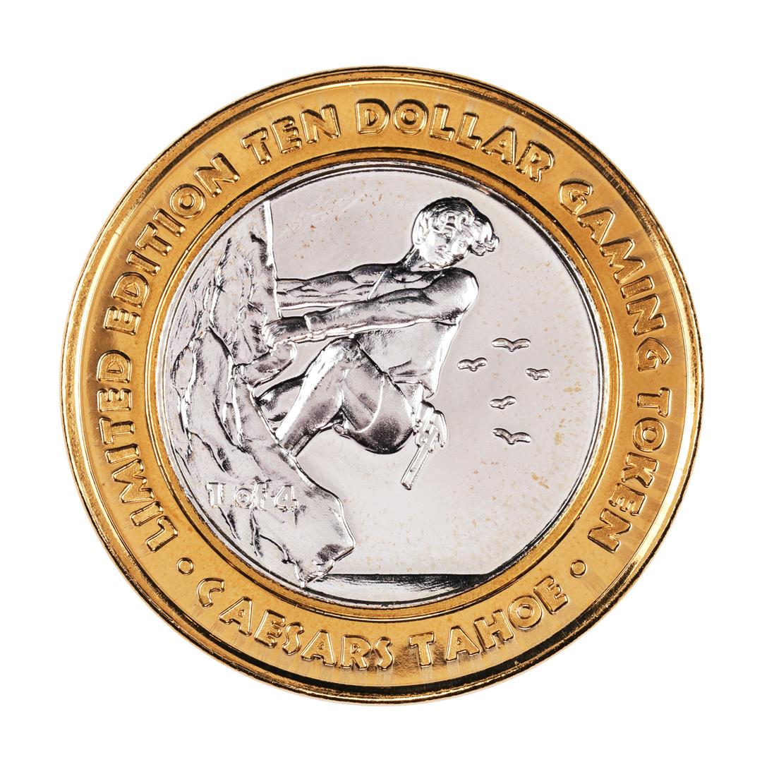 .999 Fine Silver Caesars Palace Las Vegas $10 Limited: One .999 Fine Silver Caesars Palace Las Vegas $10 Limited Edition Gaming Token.