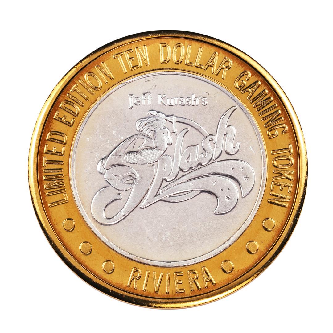 .999 Silver Riviera Hotel & Casino Las Vegas $10 Casino: One .999 Silver Riviera Hotel & Casino Las Vegas $10 Casino Limited Edition Gaming Token .