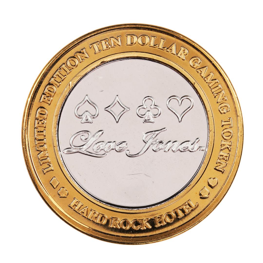 .999 Silver Hard Rock Hotel Las Vegas, Nevada $10: One .999 Silver Hard Rock Hotel Las Vegas, Nevada $10 Casino Limited Edition Gaming Token.