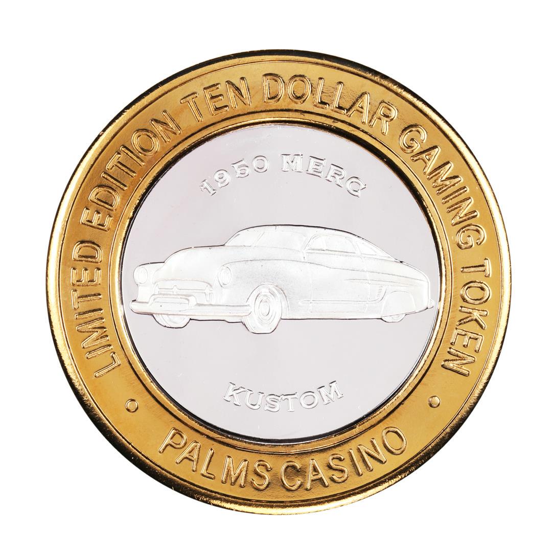 .999 Silver Palms Casino Las Vegas Nevada $10 Limited: One .999 Silver Palms Casino Las Vegas Nevada $10 Limited Edition Gaming Token.