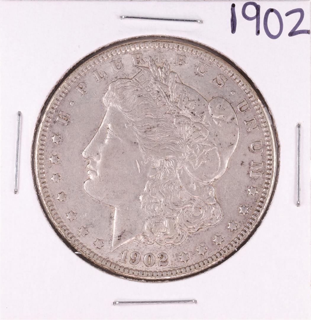 1902 $1 Morgan Silver Dollar Coin: One 1902 $1 Morgan Silver Dollar Coin.