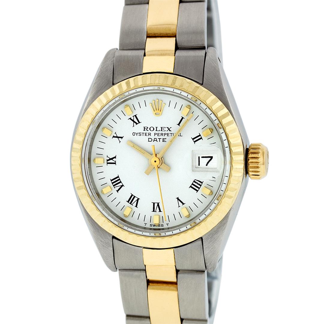Rolex Ladies Two Tone Stainless Steel & Gold 26MM