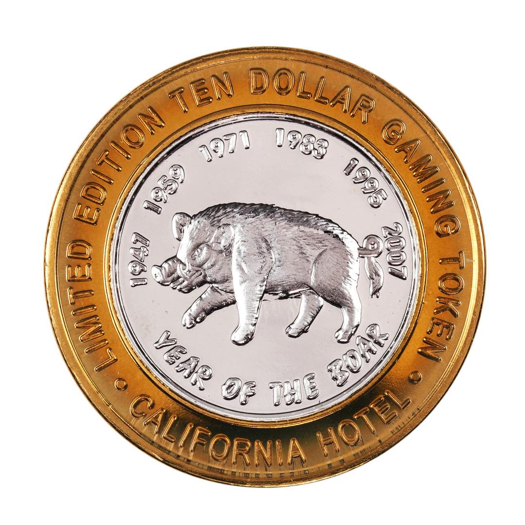 .999 Fine Silver Sam Boyd's California $10 Casino: One .999 Fine Silver Sam Boyd's California $10 Casino Limited Edition Gaming Token.